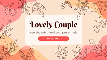 Lovely Couple Free Google Slides Theme PowerPoint Template