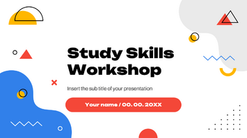 Study Skills Workshop Google Slides Theme PowerPoint Template