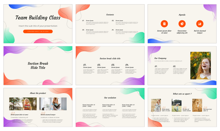 Team Building Class Google Slides Themes PowerPoint Templates