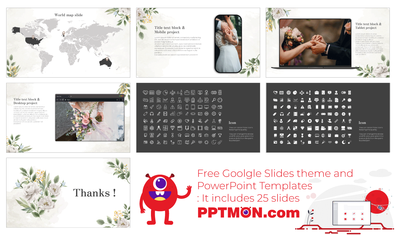 Wedding Invitation Presentation Google Slides Themes PowerPoint Templates