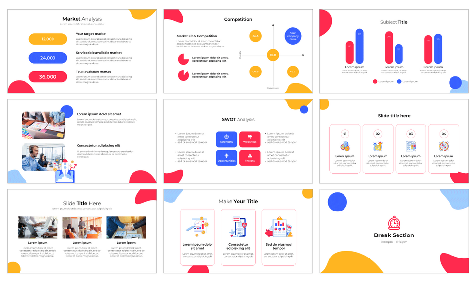 Company Budget Planning Google Slides PowerPoint Templates