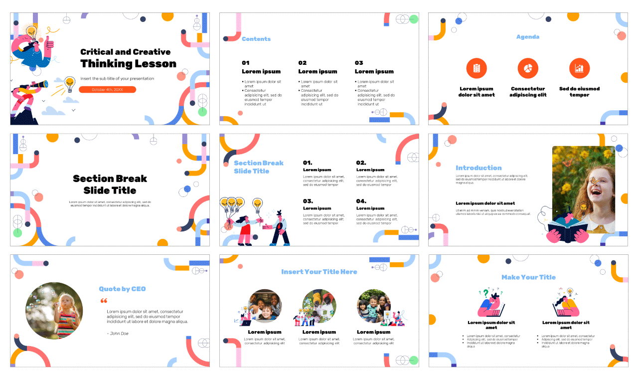 Critical Thinking Google Slides Theme PowerPoint Template
