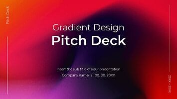 Gradient Design Pitch Deck Google Slides PowerPoint Templates