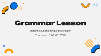 Grammar Lesson Free Google Slides Theme PowerPoint Template