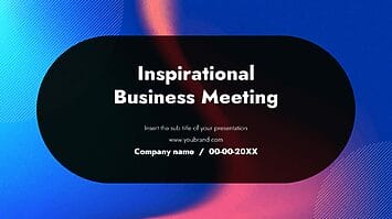 Inspirational Business Meeting Google Slides PowerPoint Template