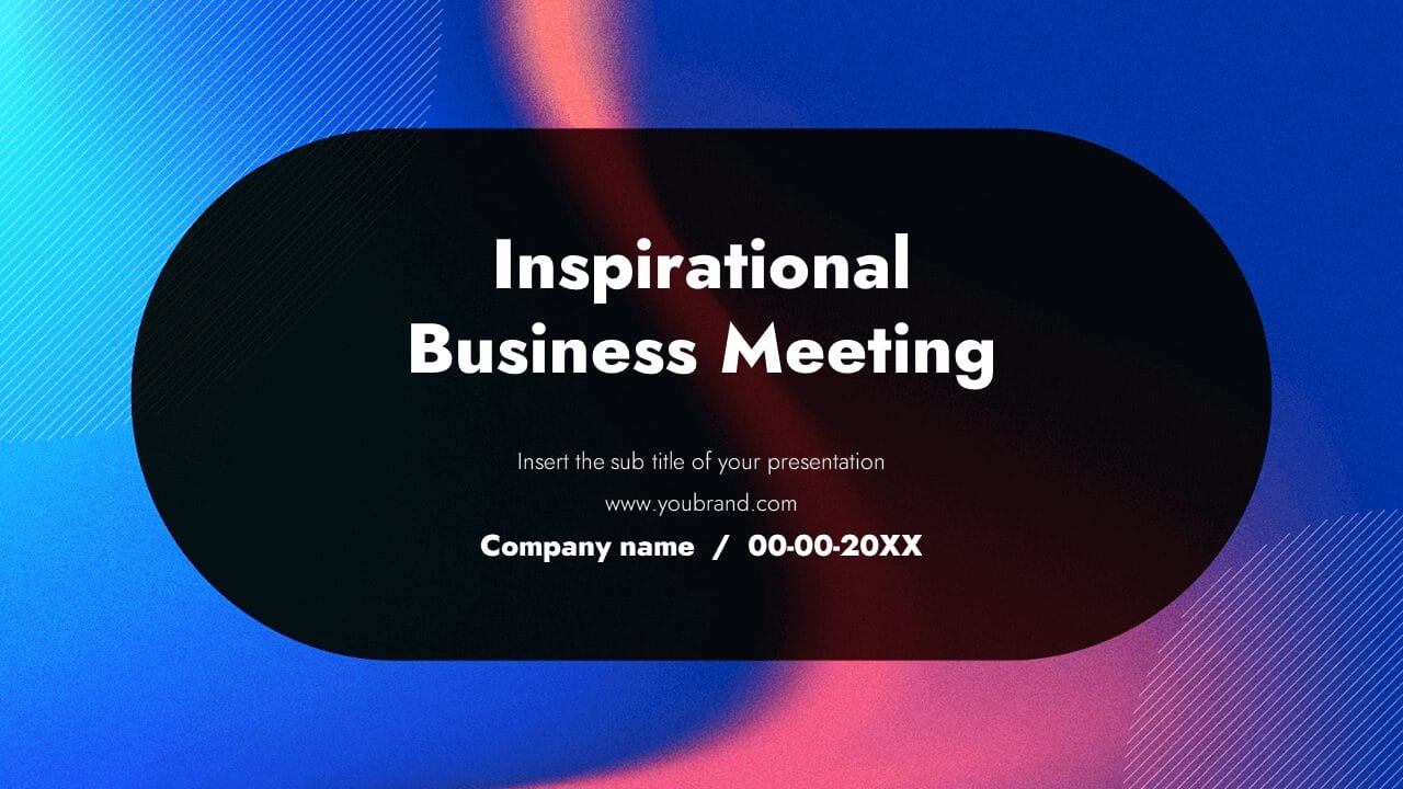 Inspirational Business Meeting Google Slides Powerpoint Template