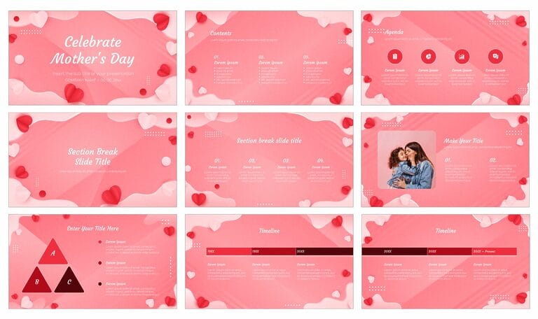 Celebrate Mother's Day Free Google Slides PowerPoint Templates