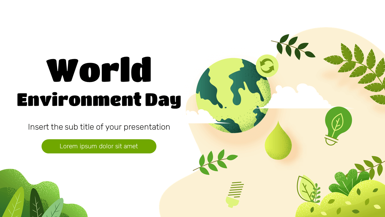 World Environment Day 2024 Free Powerpoint templates and Google