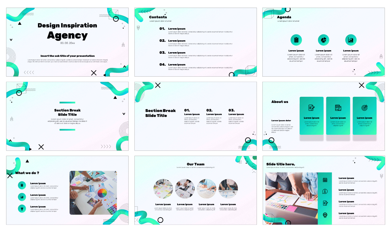 Design Inspiration Agency Free Google Slides Theme PowerPoint Template