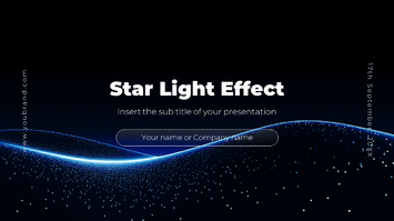 Star Light Effect Free Google Slides Theme PowerPoint Template
