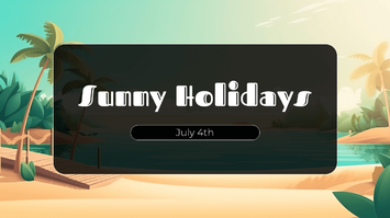 Sunny Holidays Free Google Slides Theme PowerPoint Template