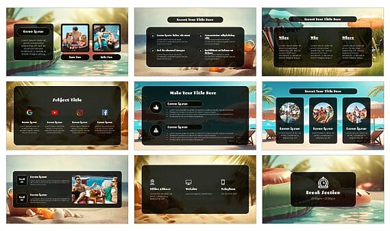 Sunny Holidays Free Google Slides Themes PowerPoint Templates
