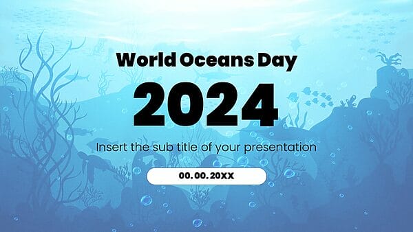 World Oceans Day 2024 - Free Powerpoint templates and Google Slides themes