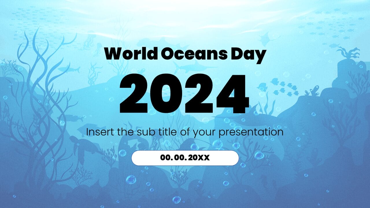 World Oceans Day 2024 Free Google Slides PowerPoint Templates