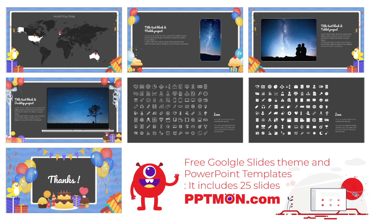 Birthday Card Free Google Slides Themes PowerPoint Templates