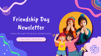 Friendship Day Newsletter Presentation Templates