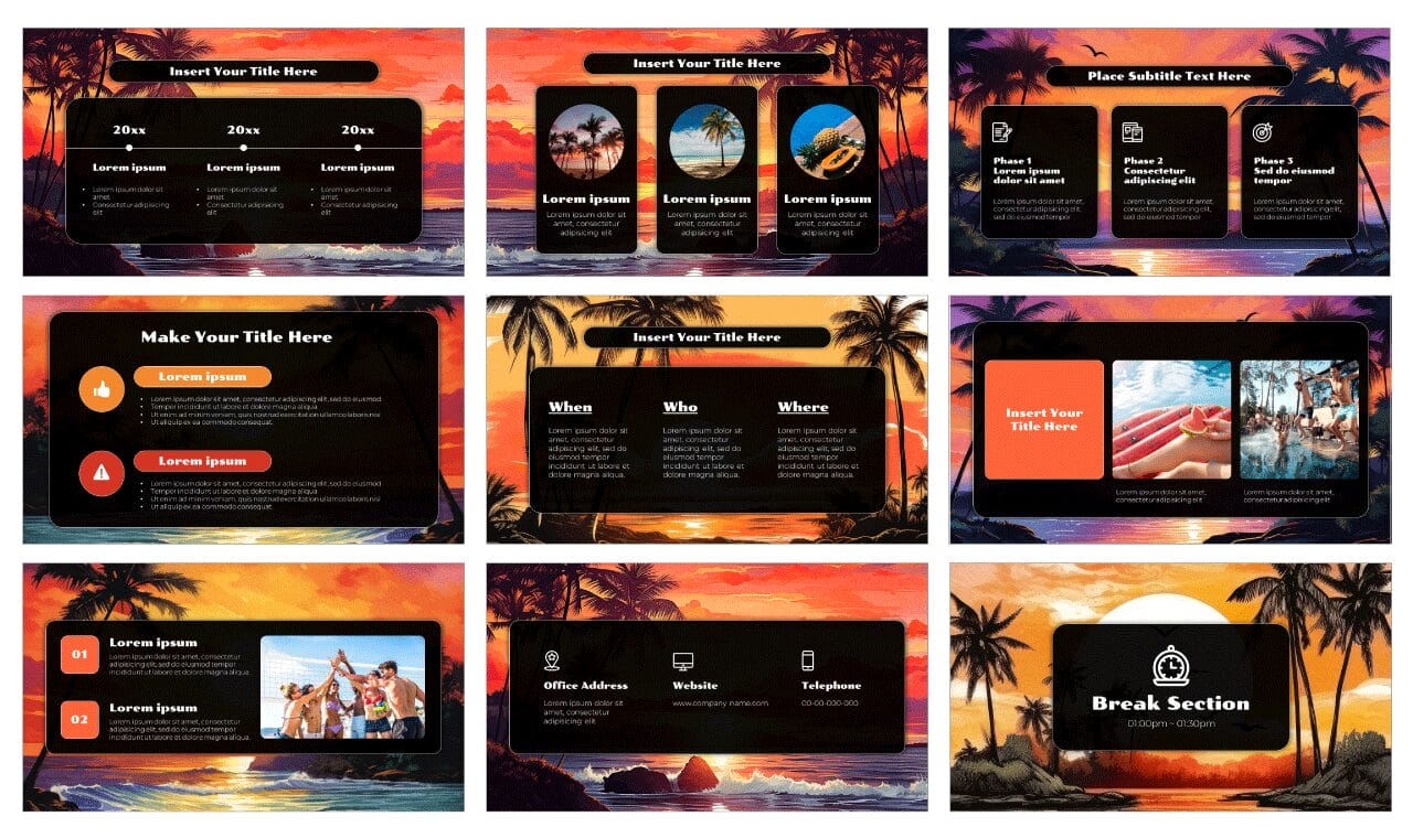 Sunset Presentation Google Slides Themes PowerPoint Templates