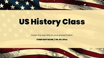 US History Class Presentation Templates - Google Slides and PPT