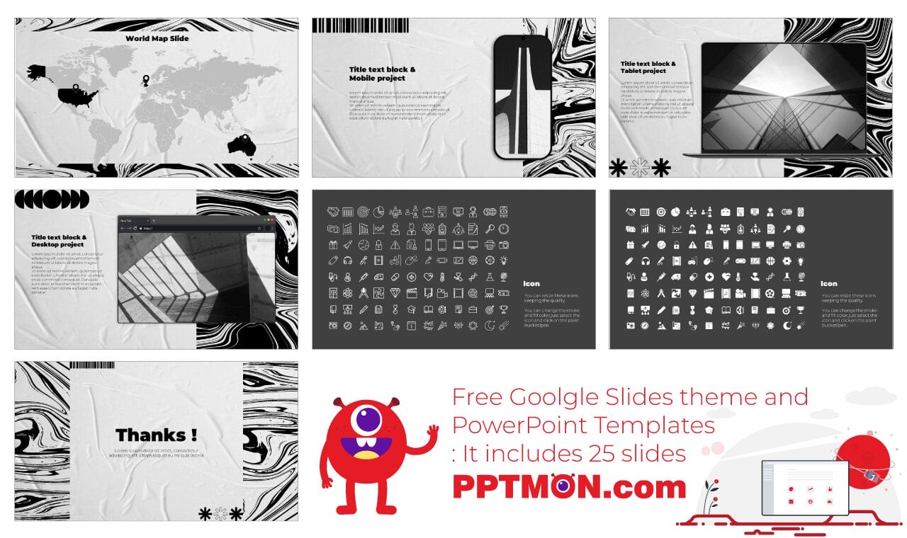 Urban Portfolio Free Google Slides Themes PowerPoint Templates