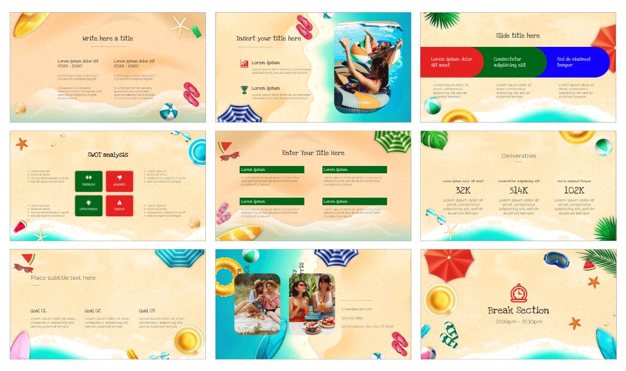 Welcome Summer Presentation Google Slides Themes PowerPoint Templates