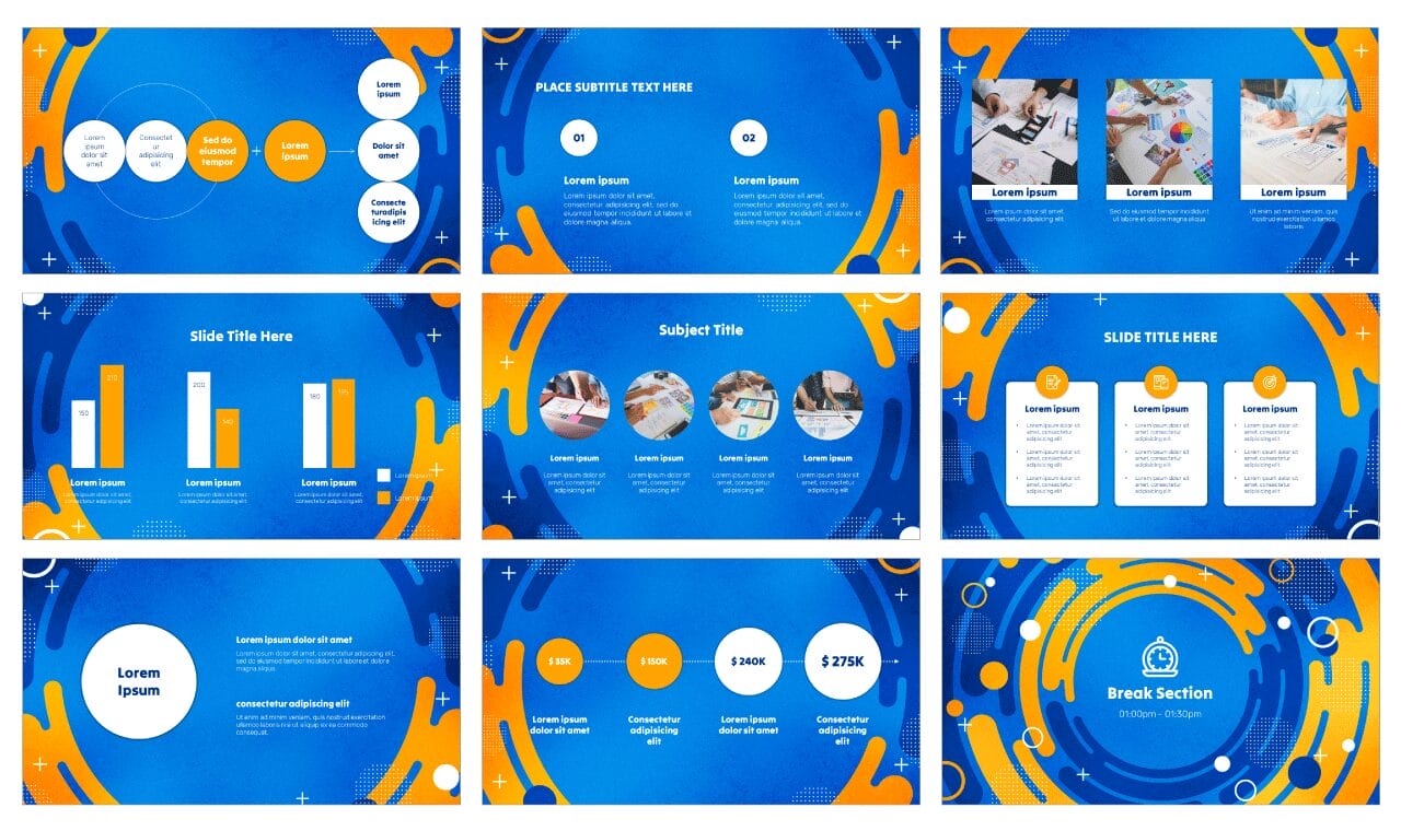 Circles Presentation Google Slides Themes PowerPoint Templates