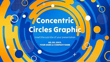 Concentric Circles Graphic Google Slides PowerPoint Templates