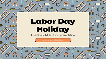 Labor Day Holiday Google Slides Themes PowerPoint Templates