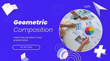 Modern Geometric Composition Free Google Slides PPT Templates