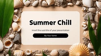 Summer Chill Free Presentation Templates -Google Slides & PPT