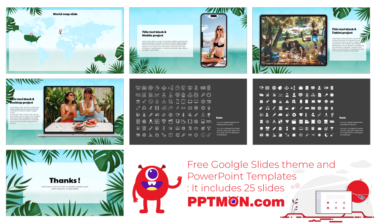 Summer Presentation Google Slides Theme PowerPoint Template