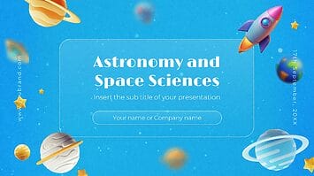 Astronomy and Space Sciences Google Slides PowerPoint Themes