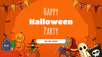 Happy Halloween Party Free Google Slides PowerPoint Templates