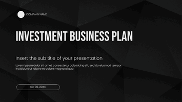 Investment Business Plan Google Slides PowerPoint Templates