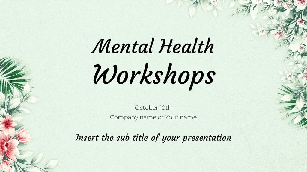 Mental Health - Free Powerpoint templates and Google Slides themes