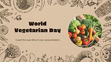 World Vegetarian Day Google Slides Theme PowerPoint Template