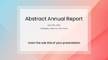 Annual Report Free Google Slides Themes PowerPoint Templates