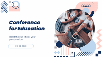 Conference for Education Google Slides PowerPoint Templates