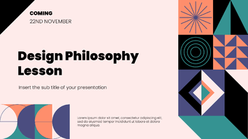 Design Philosophy Lesson Google Slides PowerPoint Templates