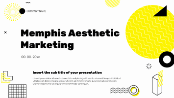 Memphis Aesthetic Marketing Google Slides PowerPoint Templates