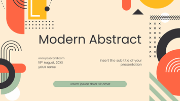 Modern Abstract Free Google Slides Theme PowerPoint Templates