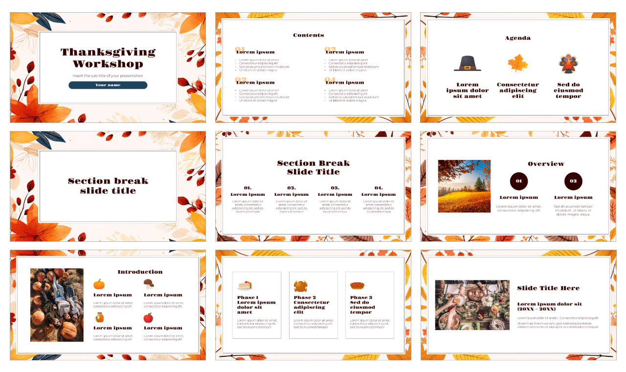 Thanksgiving Free Google Slides Themes PowerPoint Templates