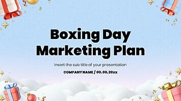 Boxing Day Marketing Plan Google Slides PowerPoint Templates