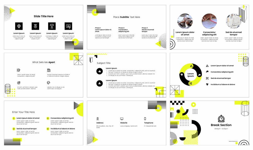 Creative Writing Presentation Template - Google Slides PowerPoint