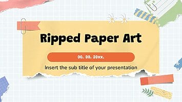 Ripped Paper Art Google Slides Themes PowerPoint Templates