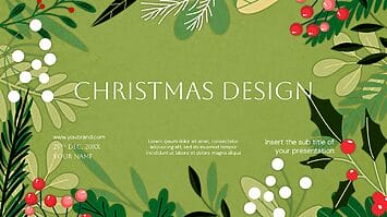 Christmas Design Google Slides Themes PowerPoint Templates