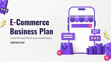 E-Commerce Business Plan Google Slides PowerPoint Templates