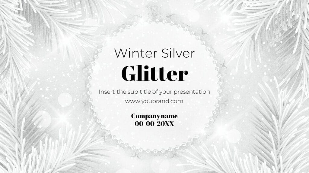 Glitter Free Powerpoint Templates And Google Slides Themes