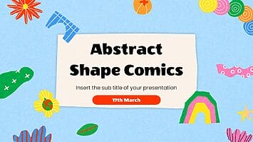 Abstract Shape Comics Free Google Slides PowerPoint Templates