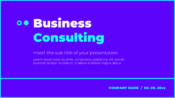 Business Consulting Google Slides Themes PowerPoint Templates