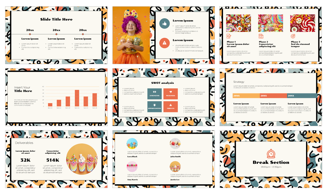Creative Patterns Free Google Slides Themes PowerPoint Templates